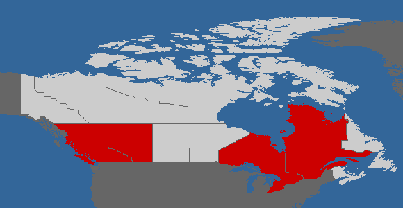 Map of Canada