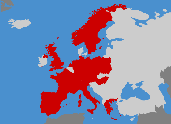 Map of Europe