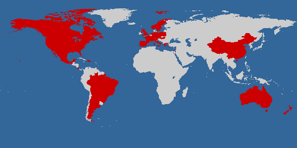 Map of the world