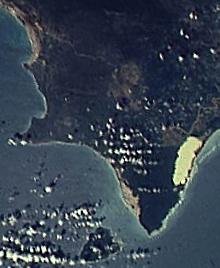 Cabo Rojo from space